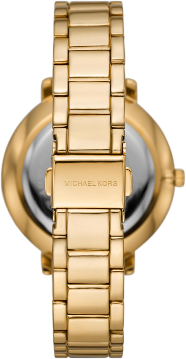 Michael Kors Pyper - Reloj de acero inoxidable para mujer, con correa de acero, cuero o silicona